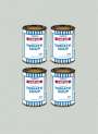 Banksy: Soup Cans Quad (grey paper) - Signed Print