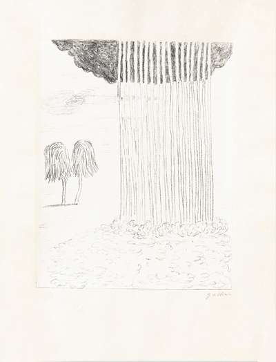 La Pioggia Nel Deserto - Signed Print by Giorgio De Chirico 1973 - MyArtBroker