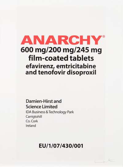 Anarchy - Signed Print by Damien Hirst 2017 - MyArtBroker
