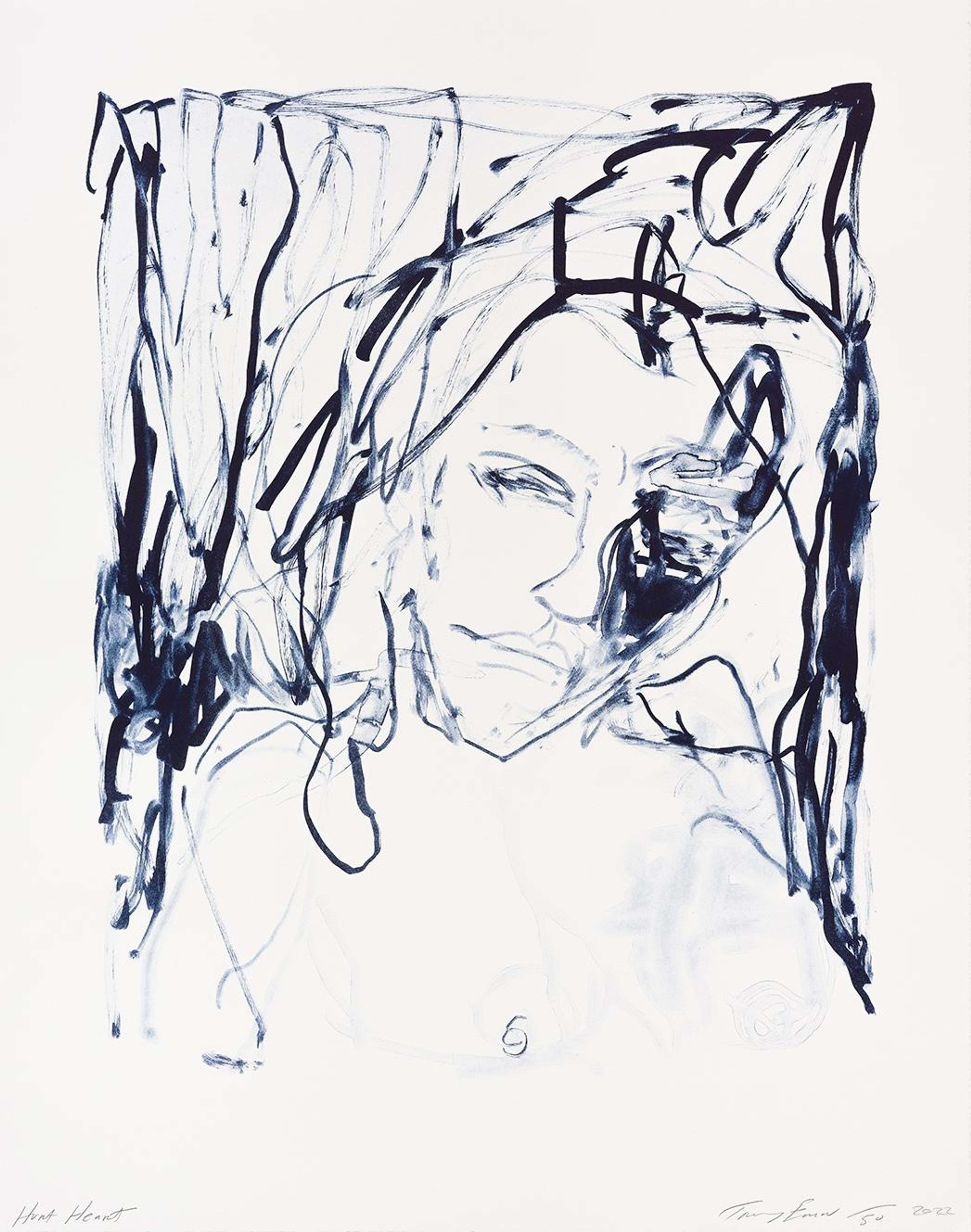 Portrait abstrait d'une femme à partir des épaules