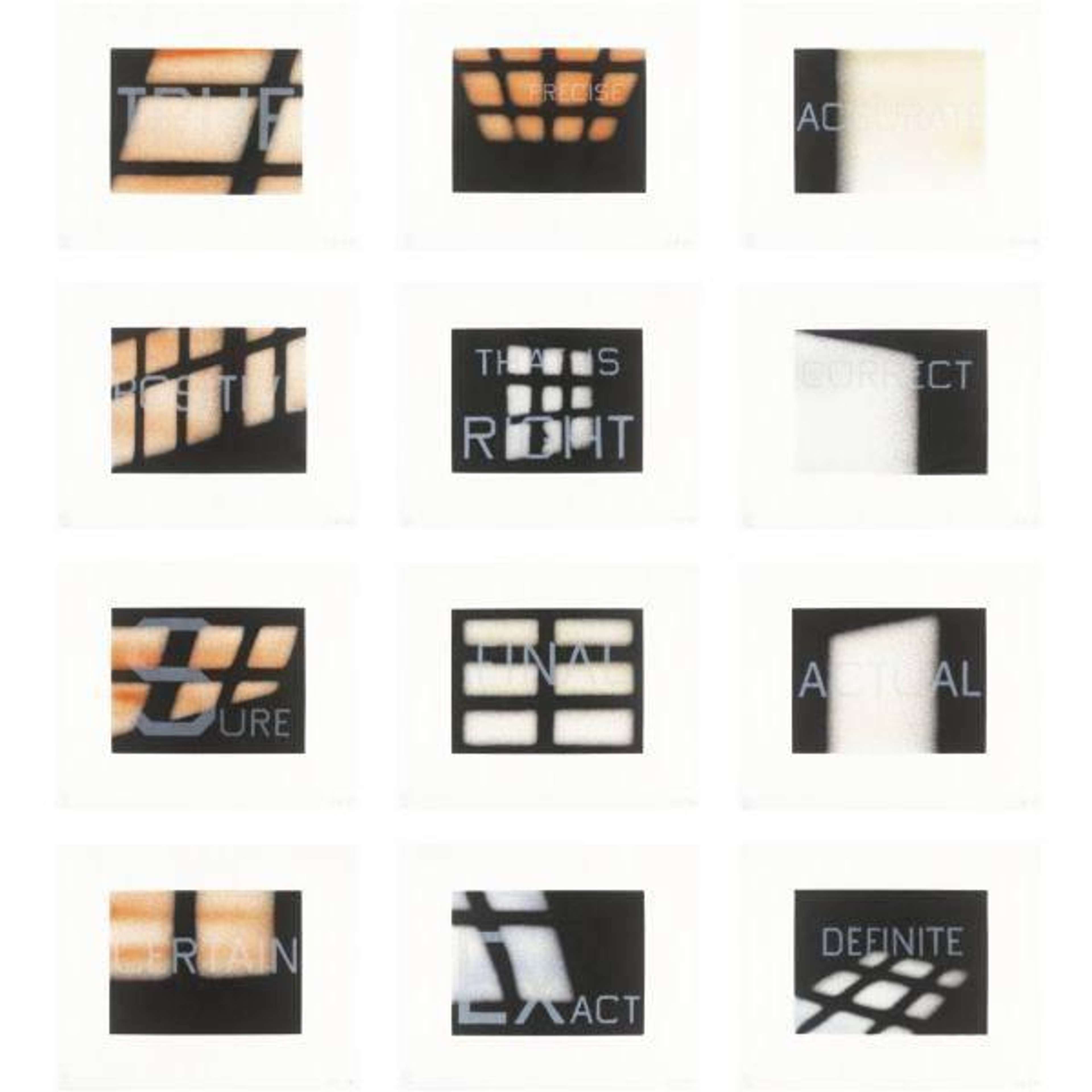 C'est Exact (série complète) par Ed Ruscha - MyArtBroker