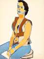 Alice Neel: Man In Harness - Signed Print