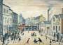 L S Lowry: Level Crossing, Burton-On-Trent - Signed Print