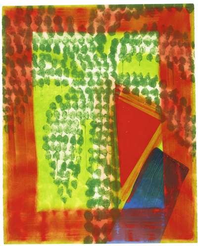 Street Palm - Signed Print by Howard Hodgkin 1990 - MyArtBroker
