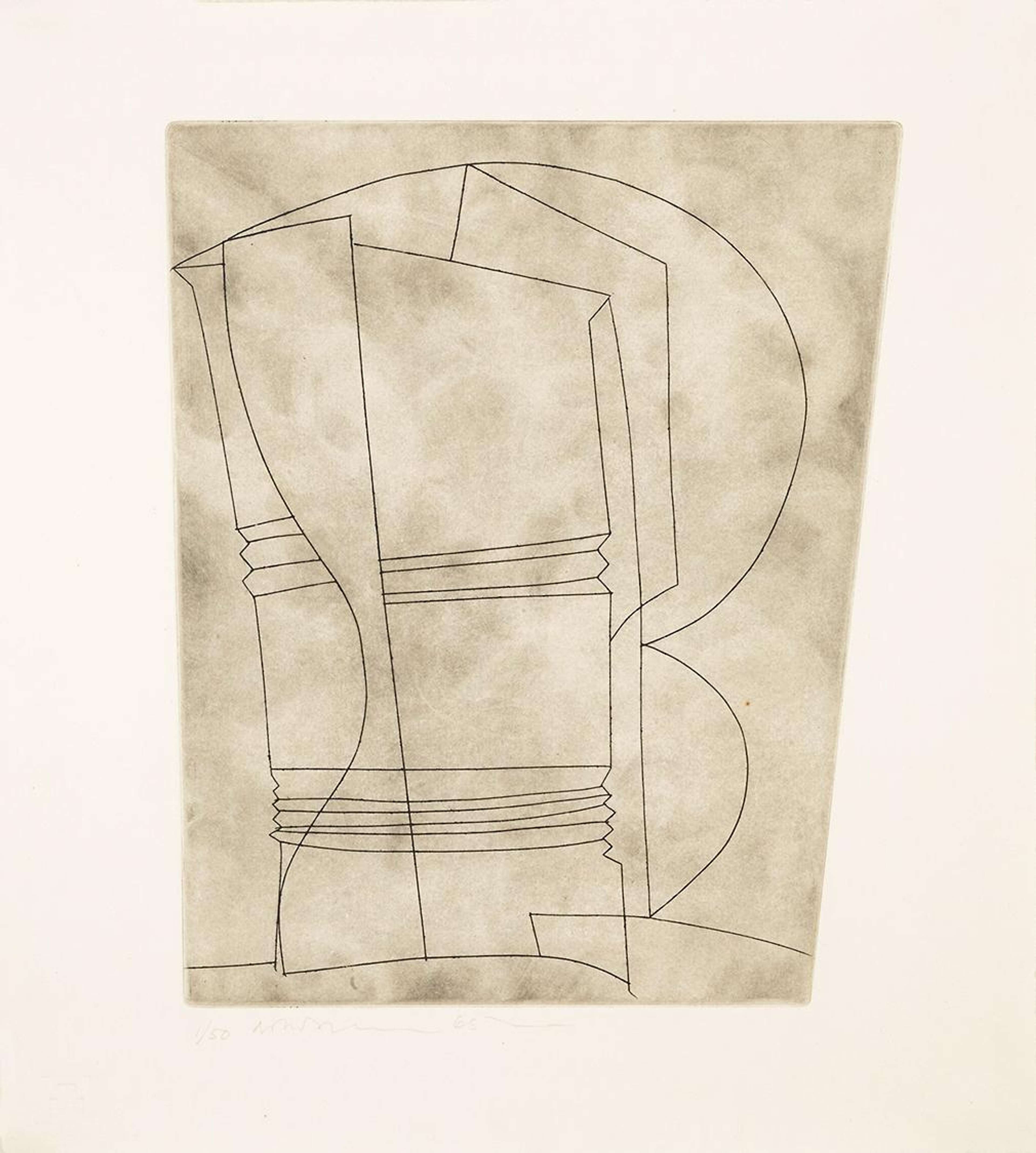 Still Life With Curves - Signed Print by Ben Nicholson 1965 - MyArtBroker