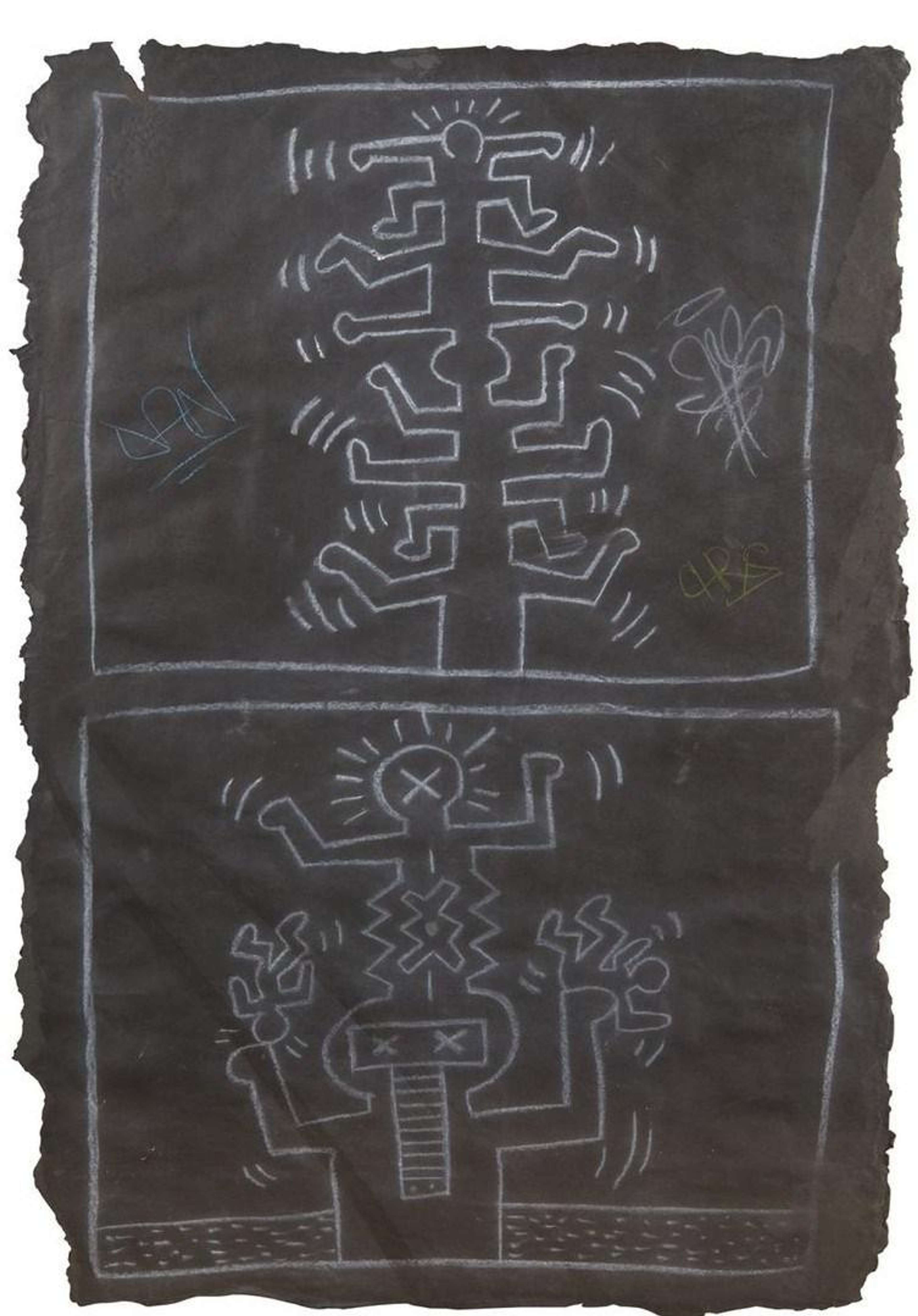 Subway Drawing 1 de Keith Haring - MyArtBroker