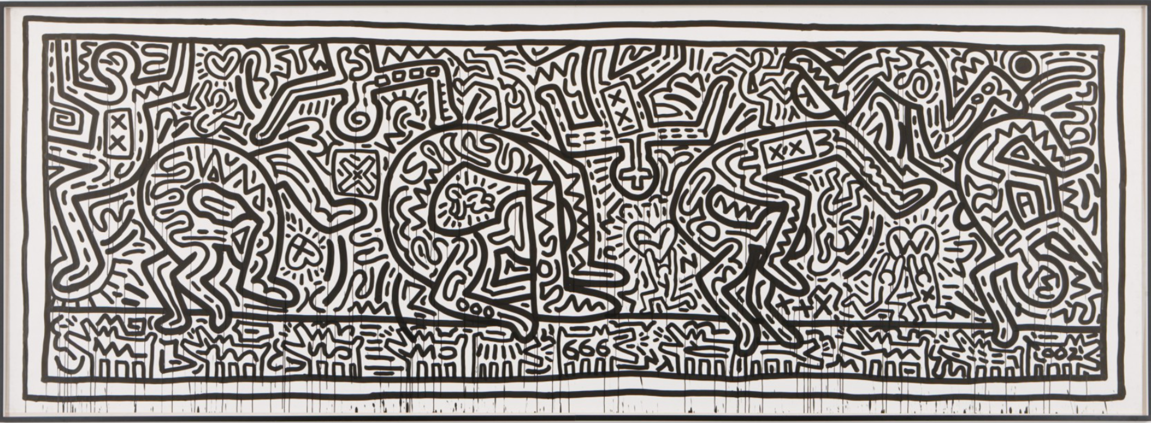 Untitled (Acrobat) by Keith Haring
