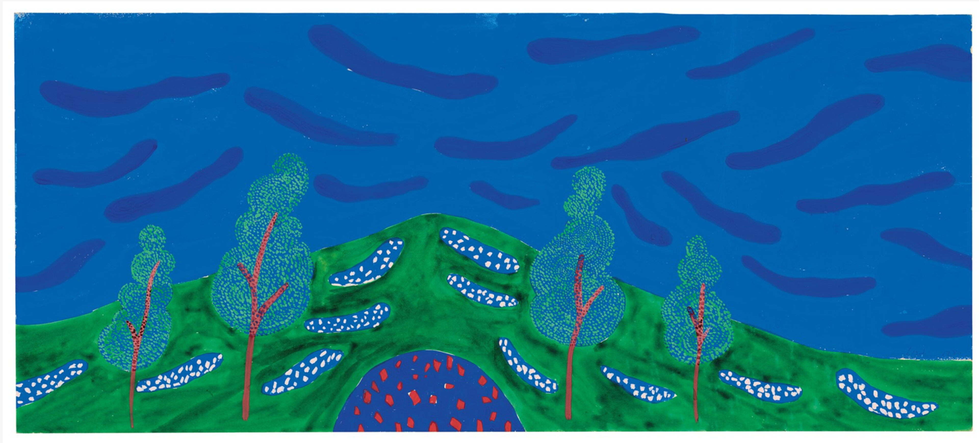 Le Jardin extrait de 'L'Enfant et Les Sortilèges' David Hockney