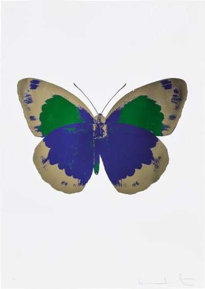 The Souls II (westminster blue, cool gold, emerald green) - Signed Print by Damien Hirst 2010 - MyArtBroker