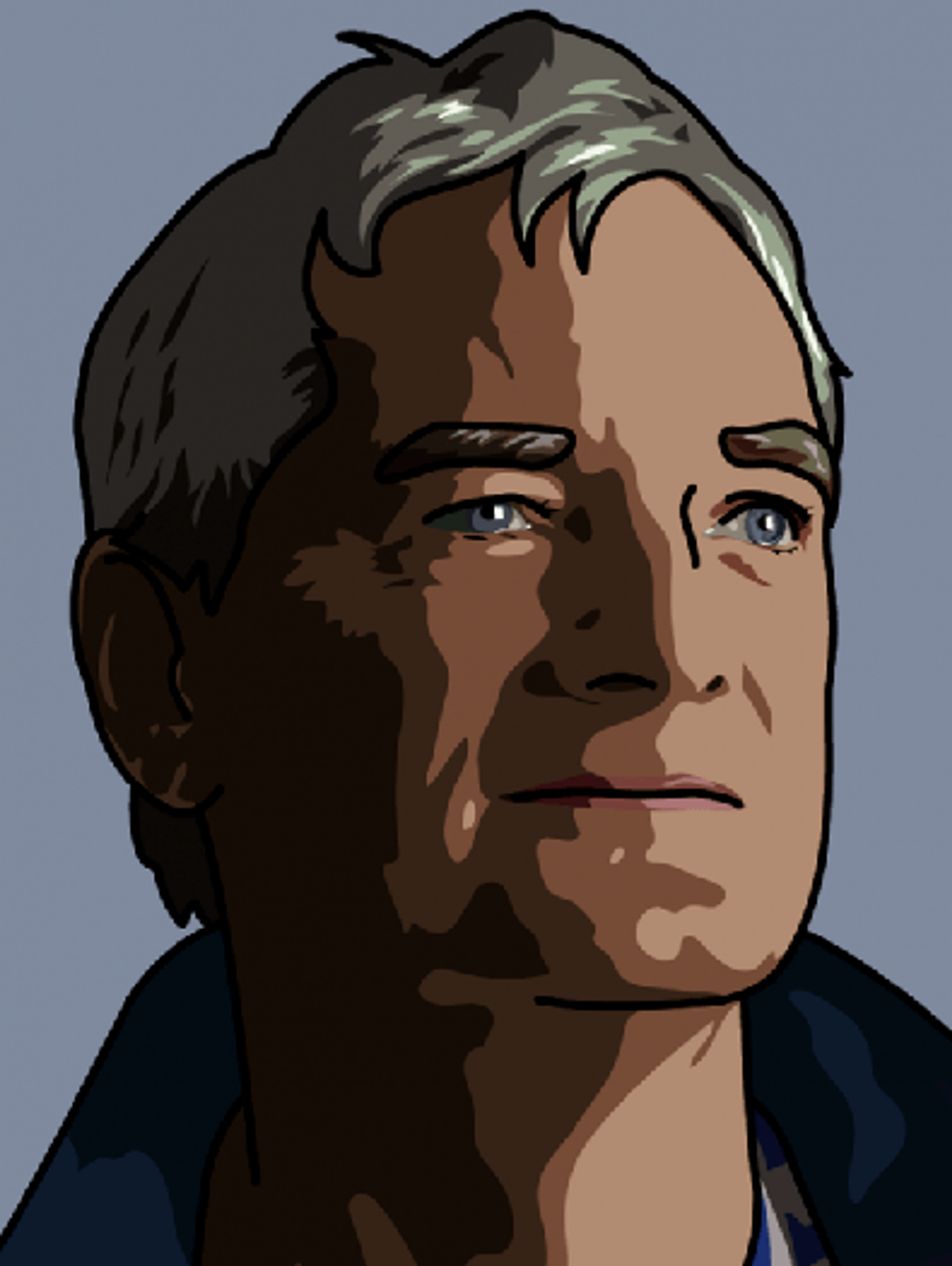 James Dyson (« James, Inventeur ») par Julian Opie