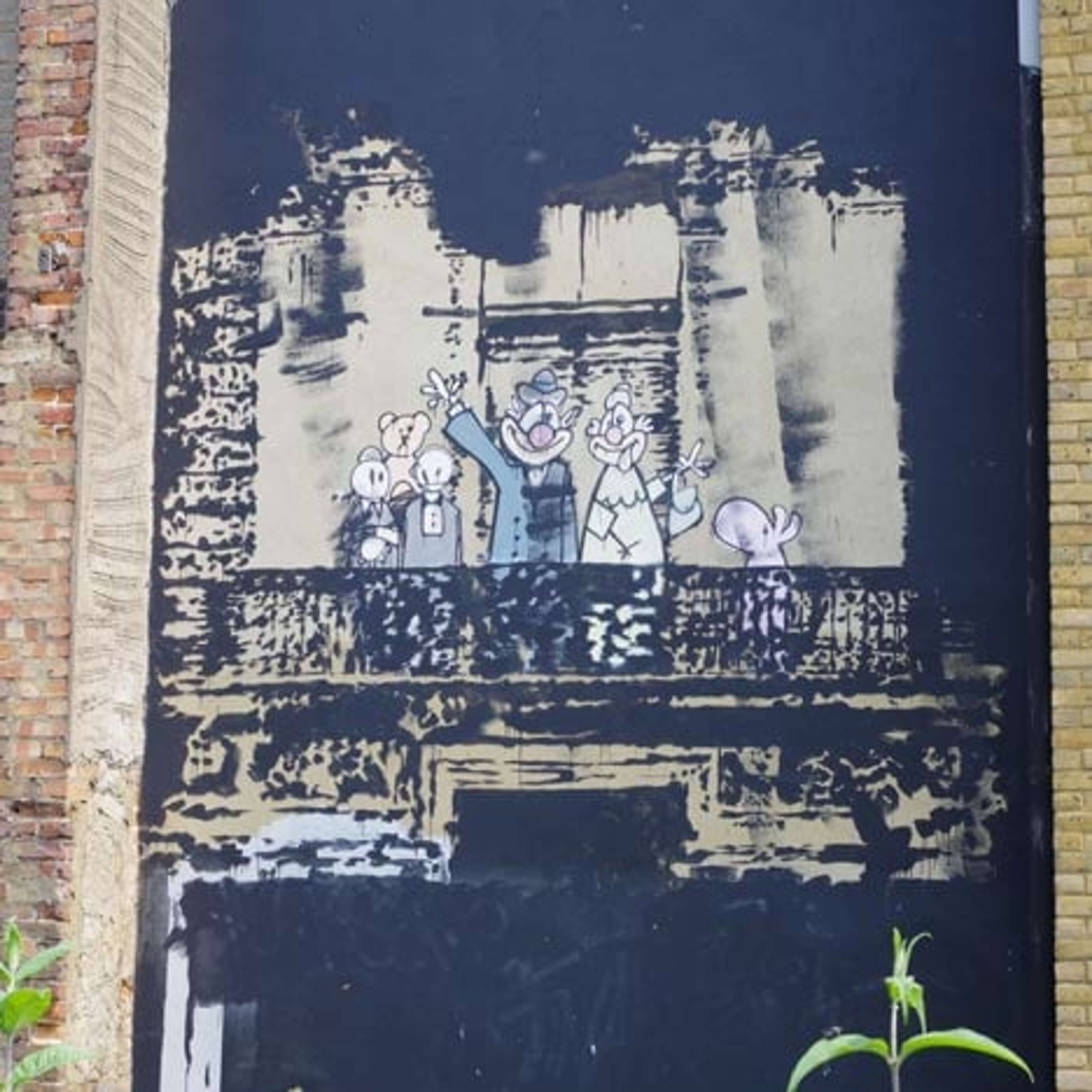 « Royal Family » par Banksy, Stoke Newington