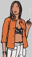 Ruth Smoking 1 - Signed Print