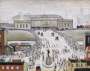 L S Lowry: Station Approach - Signed Print