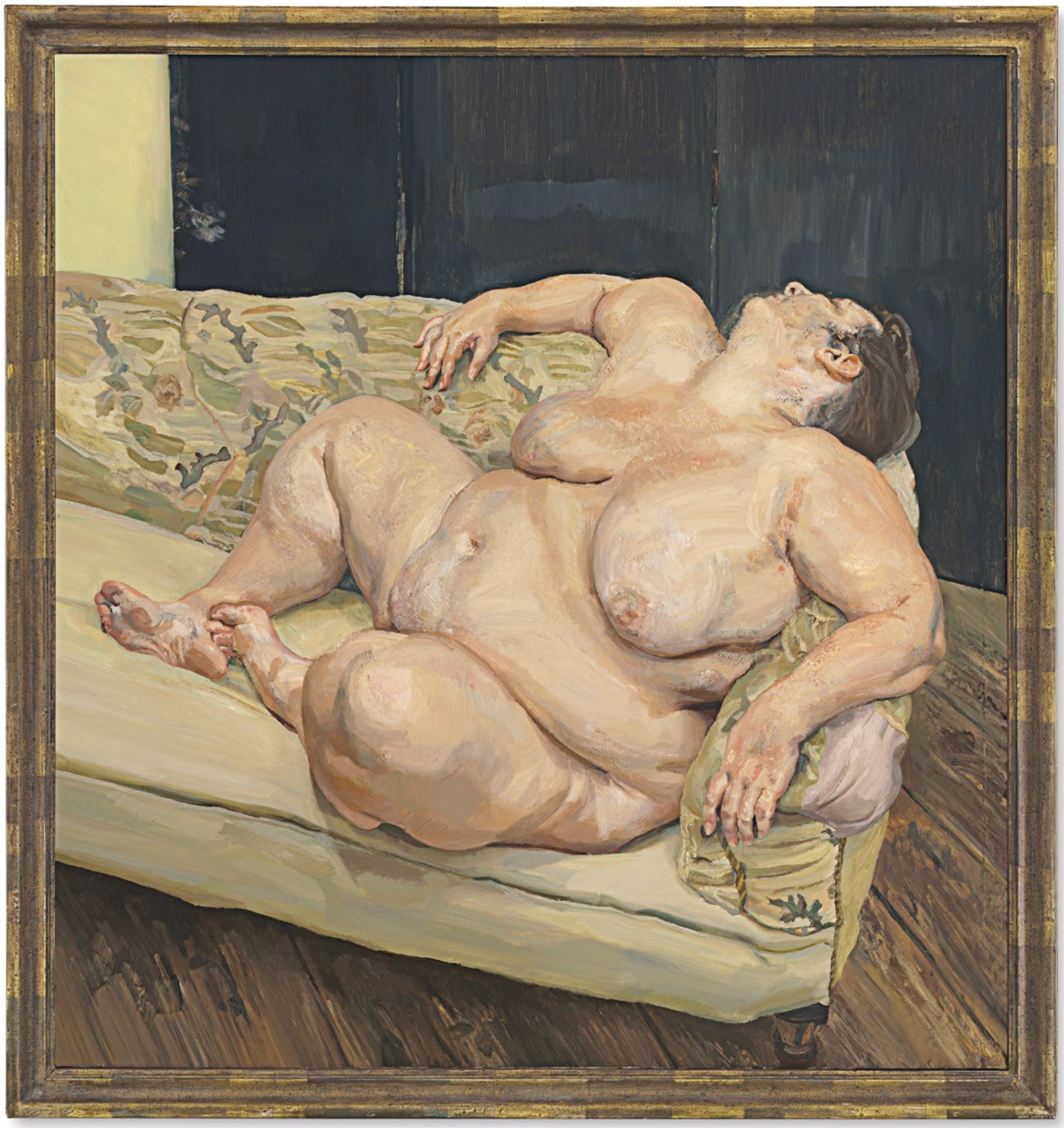 Benefits Supervisor Resting by Lucian Freud - Christie's 