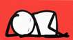 Sleeping Baby (red) - Signed Print