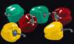 Still Life With Yellow Red And Green Peppers - Signed Print