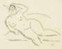 Alexej Von Jawlensky: Liegender Weiblicher Akt - Signed Print