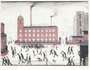 L S Lowry: Mill Scene - Signed Print