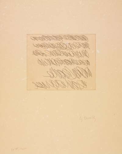 Note IV - Signed Print by Cy Twombly 1967 - MyArtBroker