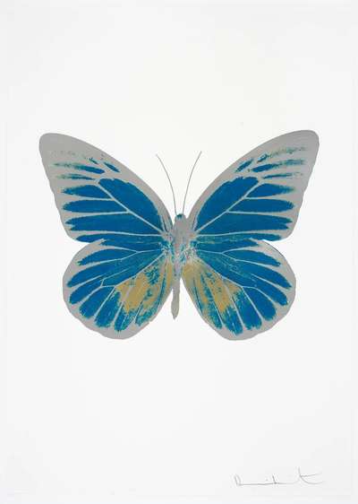 The Souls I (turquoise, cool gold, silver gloss) - Signed Print by Damien Hirst 2010 - MyArtBroker