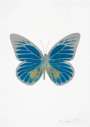 Damien Hirst: The Souls I (turquoise, cool gold, silver gloss) - Signed Print