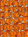 Thierry Noir: Fast Form Manifest (Orange) - Signed Print