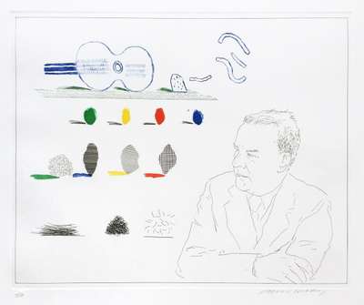 The Poet - Signed Print by David Hockney 1977 - MyArtBroker