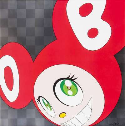 And Then And Then And Then And Then And Then (red) - Signed Print by Takashi Murakami 1999 - MyArtBroker