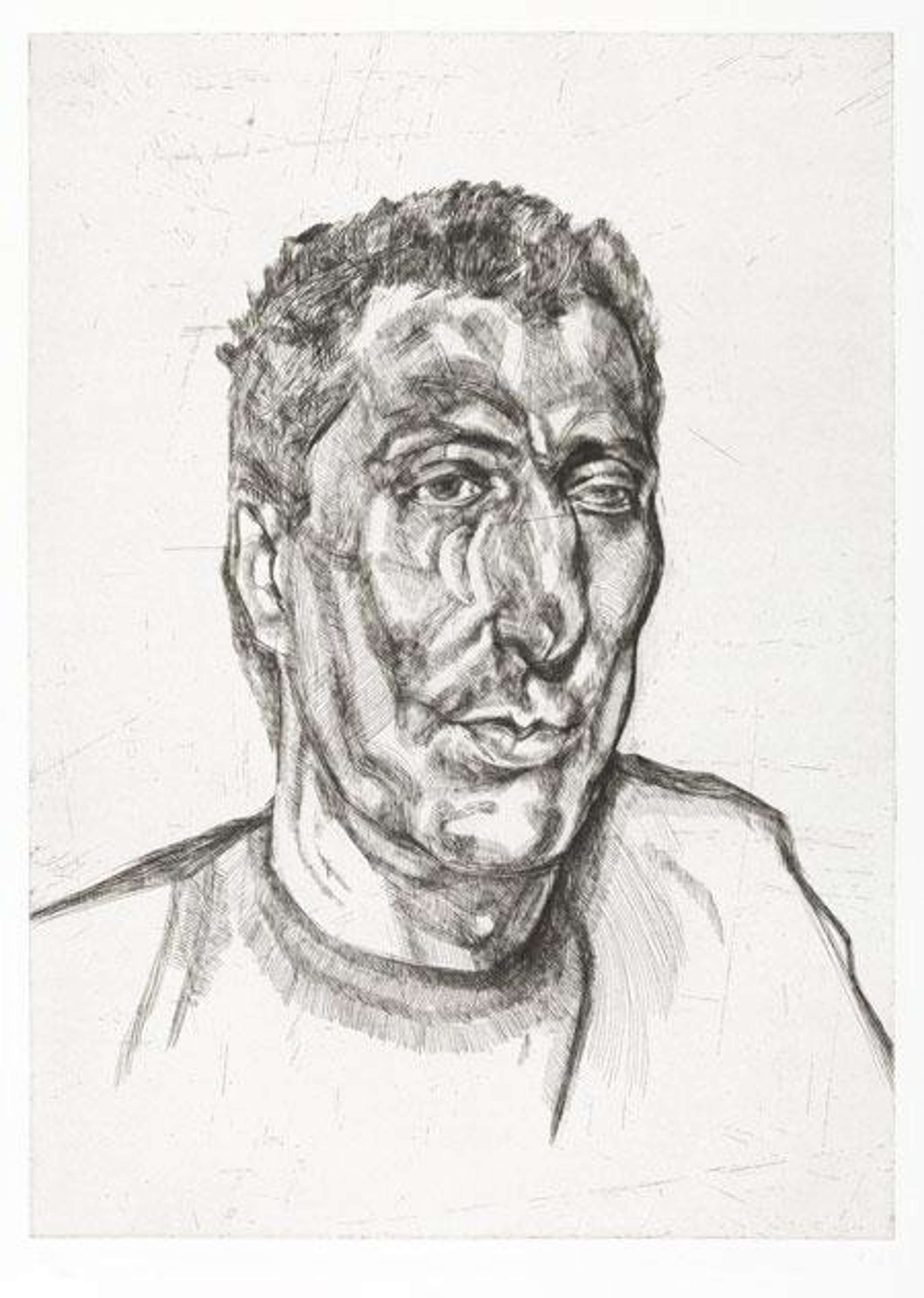 Head Of Ali - Signed Print by Lucian Freud 1999 - MyArtBroker