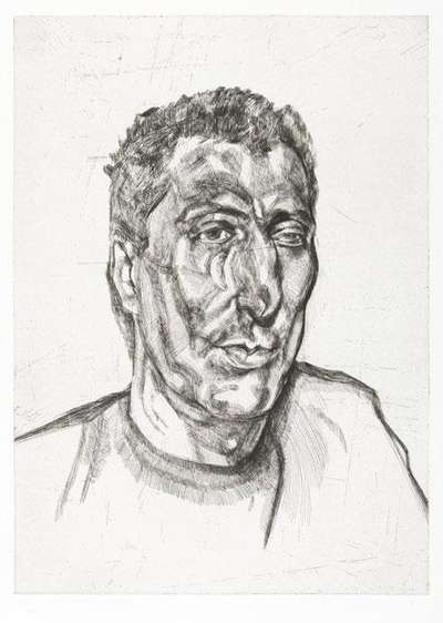 Head Of Ali - Signed Print by Lucian Freud 1999 - MyArtBroker