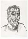 Lucian Freud: Head Of Ali - Signed Print