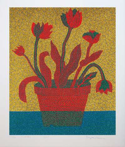 Flowers C, Kusama 345 - Signed Print by Yayoi Kusama 2005 - MyArtBroker