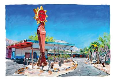 Motel In New Mexico - Signed Print by Bob Dylan 2017 - MyArtBroker