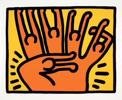 Pop Shop VI, Plate IV - Unsigned Print by Keith Haring 1989 - MyArtBroker