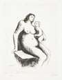 Henry Moore: Mother And Child V - Signed Print