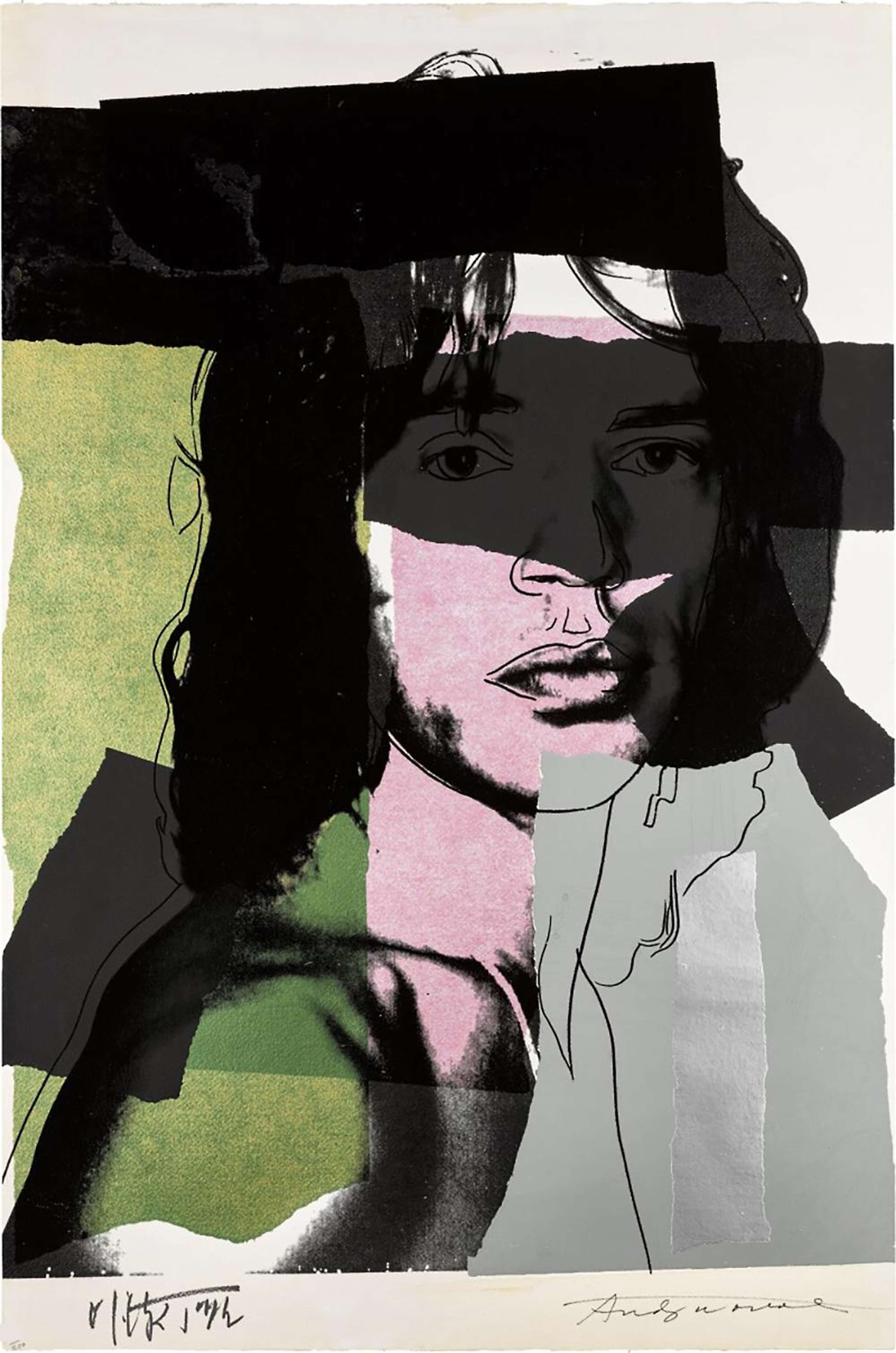 Mick Jagger (F. & S. II.145) by Andy Warhol