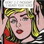 Roy Lichtenstein: Vicki! I Thought Heard Your Voice - Signed Ceramic
