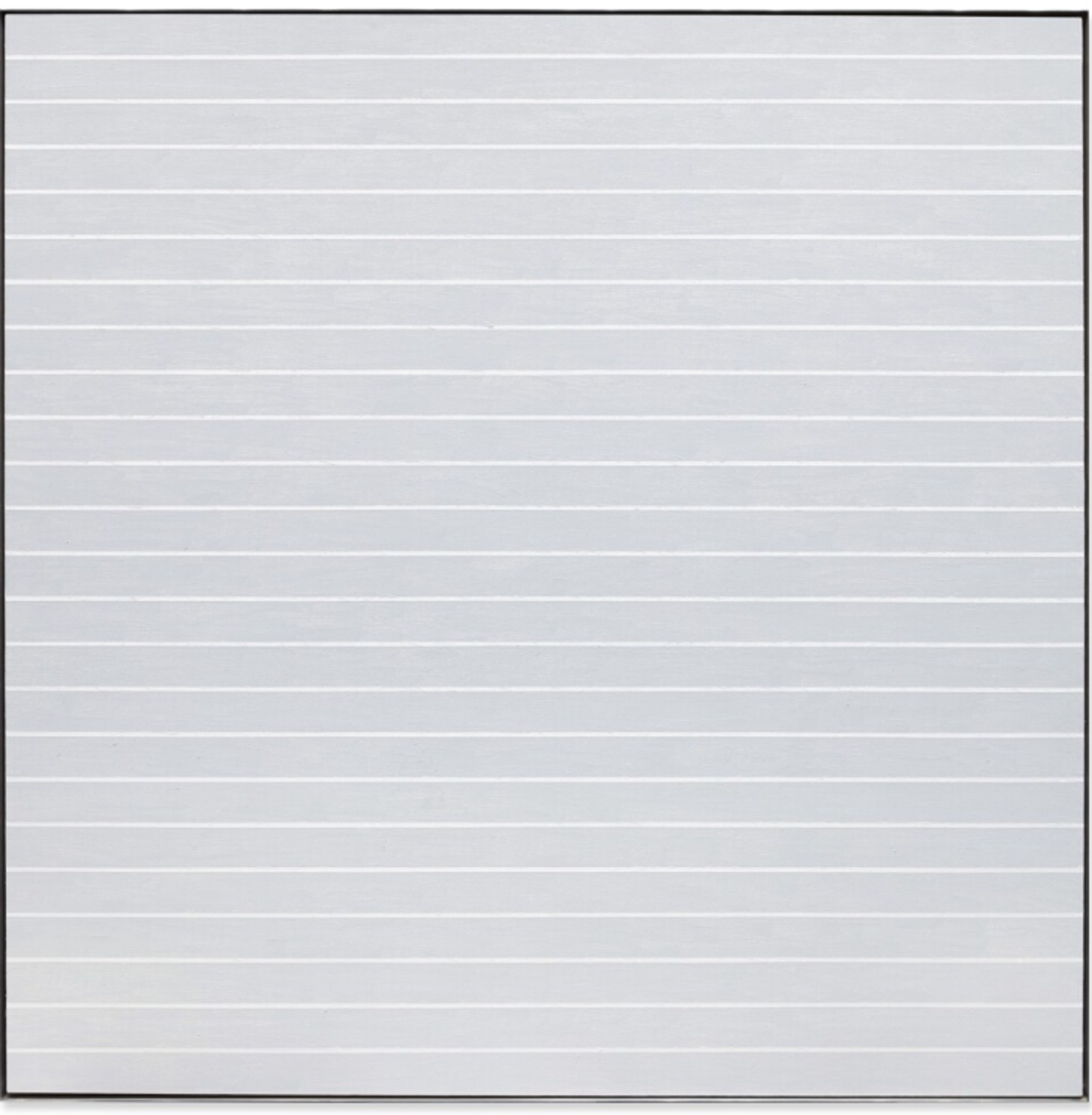 A square canvas completely filled with horizontal grey stripes, each separated by a thin white line.