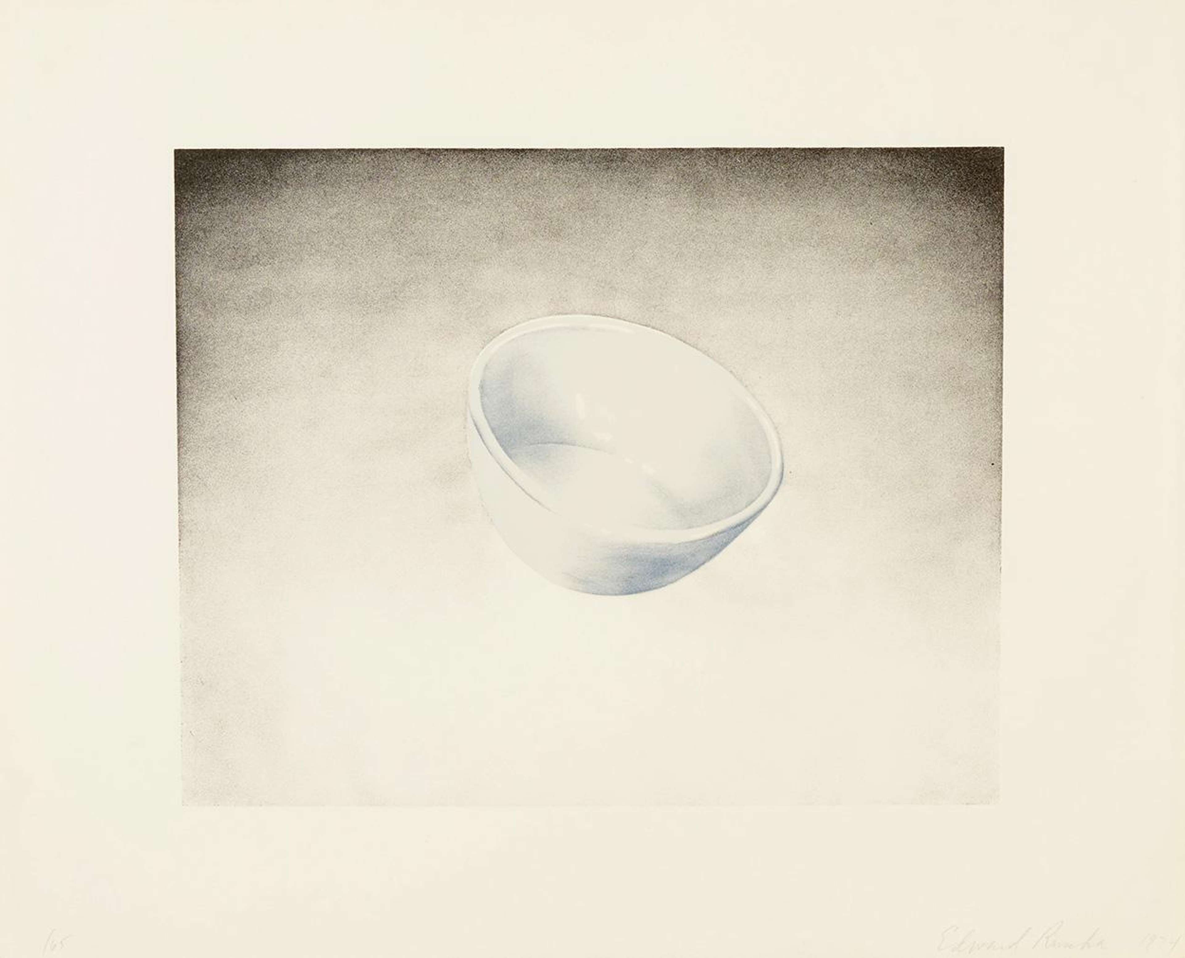 Bowl - Signed Print by Ed Ruscha 1975 - MyArtBroker