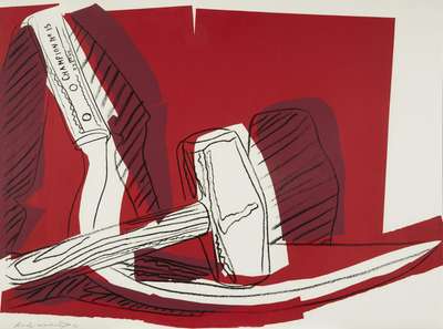 Hammer And Sickle (F. & S. II.62) - Signed Print by Andy Warhol 1977 - MyArtBroker