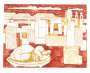 Julian Trevelyan: Neolithic Temple - Signed Print