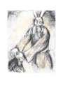Marc Chagall: Moses Blessing Over Joshua - Signed Print