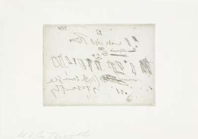 Sketches D - Signed Print by Cy Twombly 1967 - MyArtBroker
