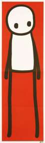 Stik: Standing Figure (red) - Signed Print