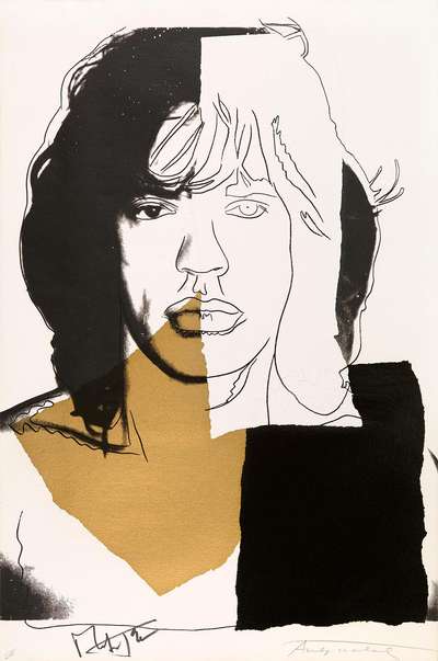 Mick Jagger (F. & S. II.146) - Signed Print by Andy Warhol 1975 - MyArtBroker