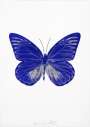 Damien Hirst: The Souls I (Westminster blue, silver gloss) - Signed Print