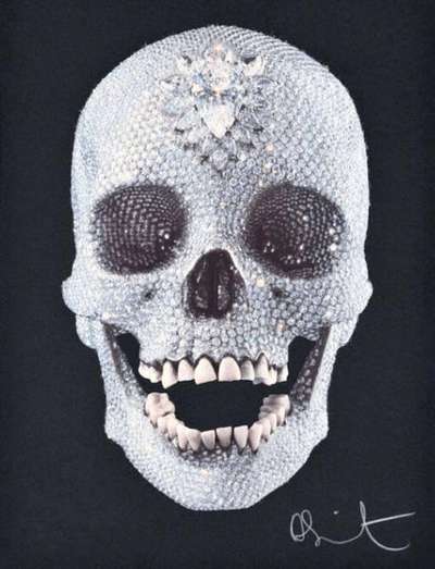 For The Love Of God (black) - Signed Print by Damien Hirst 2007 - MyArtBroker
