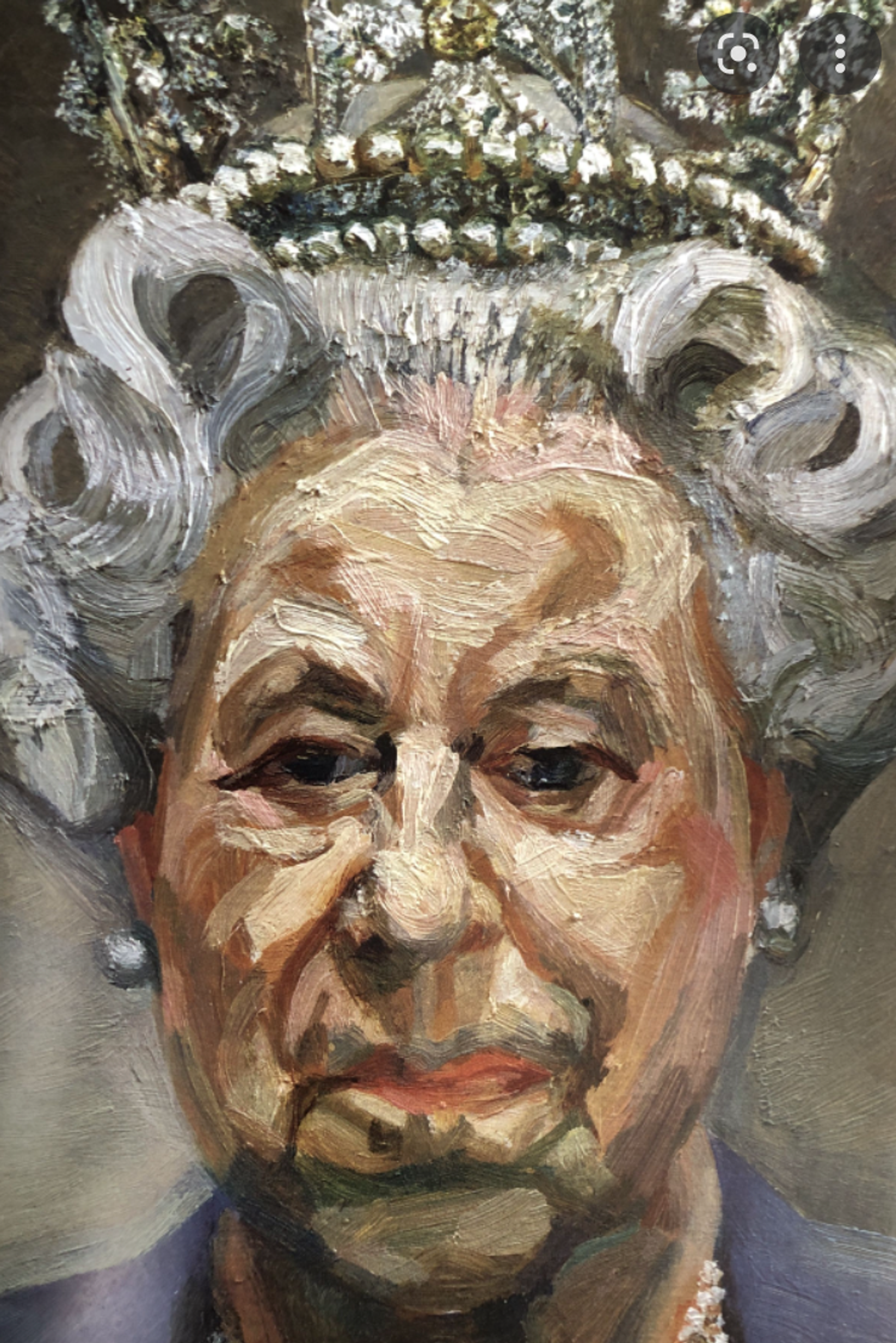 Elizabeth II par Lucian Freud