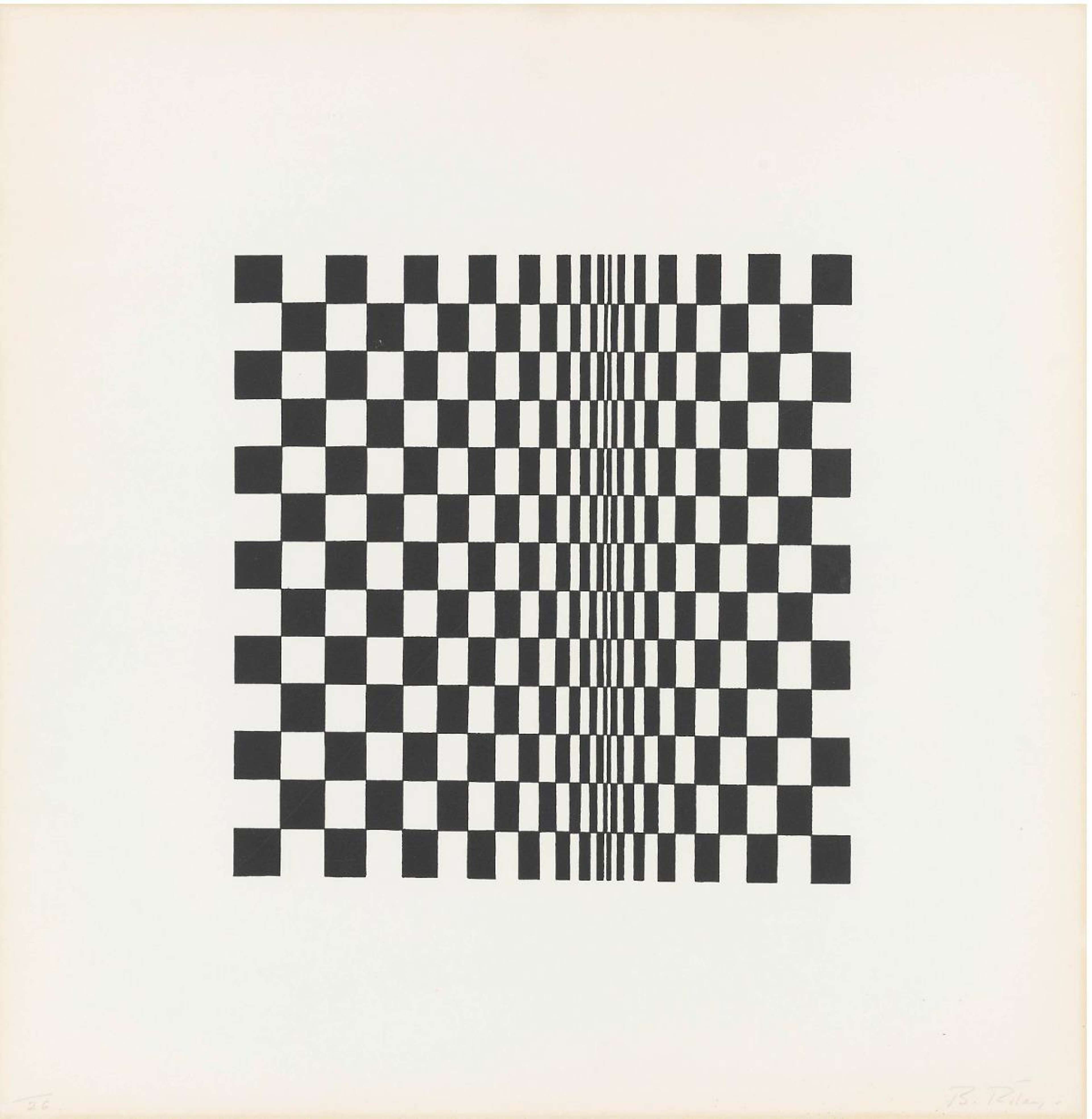 Exploration de « Movement in Squares » de Bridget Riley