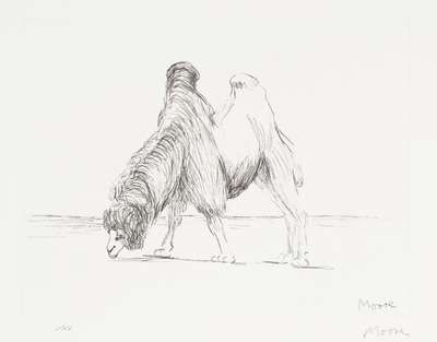 Dromedary - Signed Print by Henry Moore 1981 - MyArtBroker